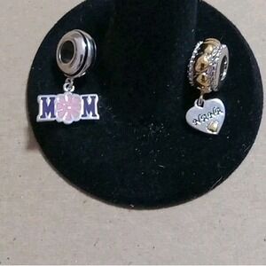 Storyvine Women Mom And Nana Silver‎ Plated Dangle Charms